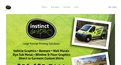 Desktop Screenshot of instinct-graphics.com